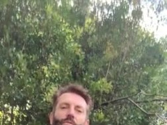 Daddy’s massive uncircumcised fuckpole on an outdoor day-tour