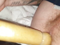 Anal with wood