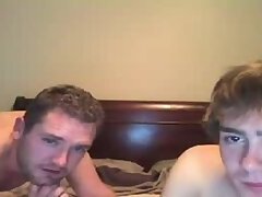 Two Guys Sucking and Fucking on Webcam