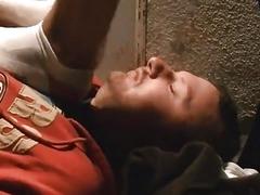 Gay slave with a foot fetish gets them shoved in his face