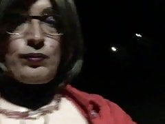 Outside on the parking