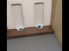 johnholmesjunior showing cock off in busy public mens bathroom out in whiterock