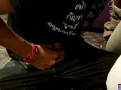 Asian threesome filled with plenty of fucking and sucking