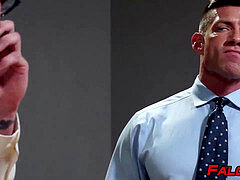 Tattoed dude boinking folks hole after rimming and sucking