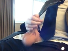 29 Suited older gay jerks off 6