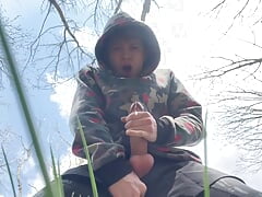 The ART of the SOLO MALE ORGASM - the Hottest Outdoor Cum Compilation "-" naughty "-" top "-" big load