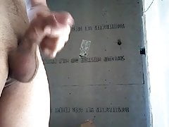 Jacking off at work