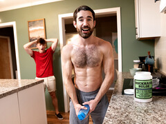 Working up a sweat with Jake Preston and Jay Stroke