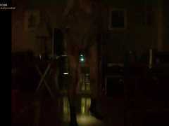 naked ass at home in the evening