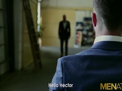 Suited Latino Hector De Silva Barebacked Hardcore 10 Min