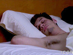 superb looking jock awaits a large pleasure in his bottom