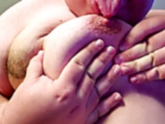 Gay big breasts, moobs, nipple play