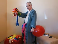 92) Part 2 - Red Tuf-Tex 24" Balloon Pop JO Cum