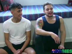 Aussie couple Kaleb and Aksen make out and get down and dirty