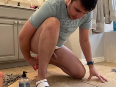 Dildo In Ass - No Hands Cum