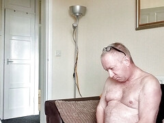 Male masterbating until load shoots