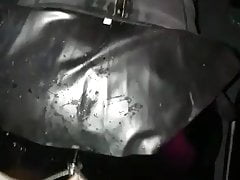 Latex tranny anal slut
