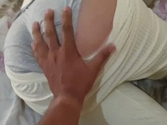 My neighbor's first time experiencing raw anal, such a tight backside