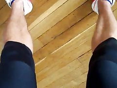Cum in lycra