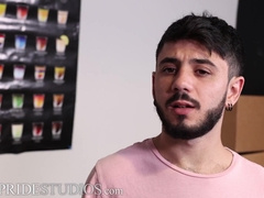 Youngster pledges to deepthroat & handjob his big hairy friend in familycreep - Are You Ready?