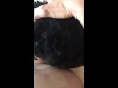 Hung White Boy Grabs Black Bitch Head Fuck