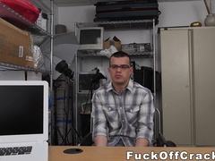 Hetero bore has grief treating this big black hard-on