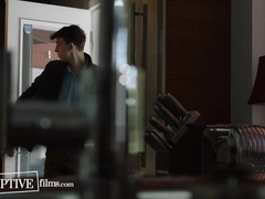 Roped Up Lad Lets Go, Submits To Wild Stud- DisruptiveFilms