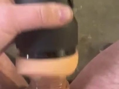 Wanking off at homeoffice