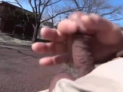 200 grandfather jack off in puplic