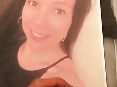 Brunette & Blonde Amateur MILF Cum Tribute