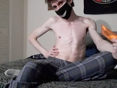 Homemade, gay striptease, unwrap