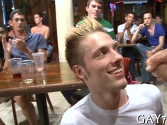 Watch as a flow for guy buddies takes a wild turn with their faces