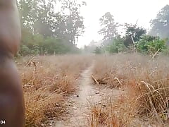 Hot boy naked risky walking roadside bushes