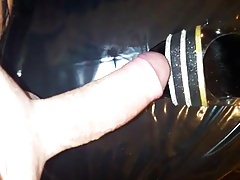 crossdresser wanking