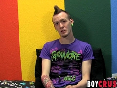 Goth Rocker Chris Jett Toying with his Caboose and Man Meat