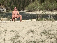 lush naturist at the sea