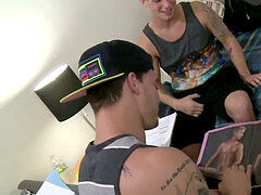 wondrous twinks pulverizing in the dorm room