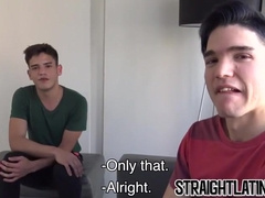 Latino twinks have their first intimate gay sex session