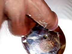 Wet cock and balls