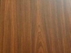Cumming on hotel table