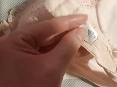 Playing with younger sister's Wacoal bra