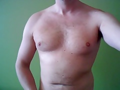 stroking my cock...