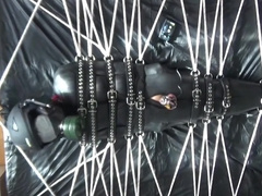 Hogsacked & Belted While Estim