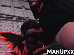 Dominant Marco Lorenzo destroys the face of his captor Gio Carrera