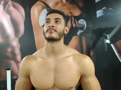muscle gym tease