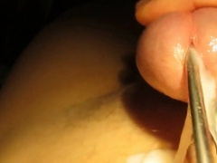 Urethral sounding and stretching with cumshot 3