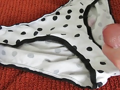 White Panty Cumshot 02