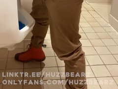 Getting caught in the urinals