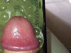 Cumming in toy vagina