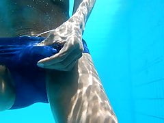in swimming pool